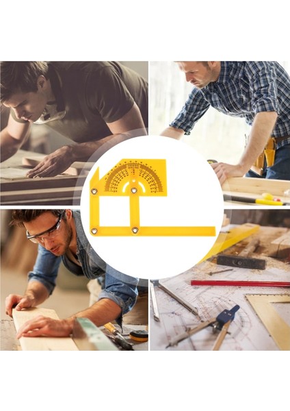 180 Derece Açı Cetvel Gonyometresi Plastik Iletki Ağaç Işleme Ölçer Araçları (Yurt Dışından) fiyatları