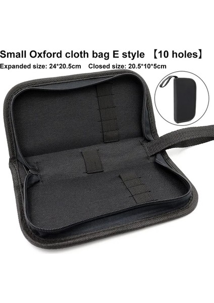 10 Delik Oxford Kumaş Alet Çantası Vidalar Somun Matkap Donanım Araba Tamir Kiti Çanta Yardımcı Depolama Alet Çantaları Kılıfı Onarım Aracı (Yurt Dışından)