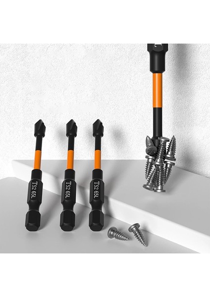 1 Adet 70MM Tornavida Darbe Ph2 Su Geçirmez Set Sertlik 1/2/5/pc Güçlü Kafa Çapraz Manyetik Toplu Yüksek Kaymaz 25/50/65/70/90/150MM Anti (Yurt Dışından)
