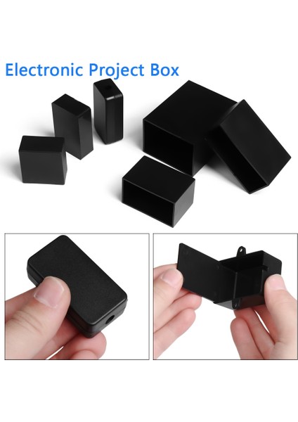 30X20X15MM 13 Boyutları Abs Plastik Su Geçirmez Siyah Konut Alet Çantası Plastik Yüksek Kaliteli Elektronik Proje Kutusu Elektrik Malzemeleri (Yurt Dışından) fiyatları