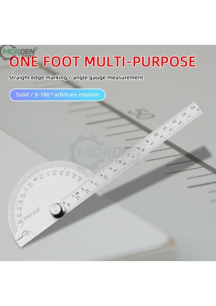 10 cm 180 Derece Iletki Metal Açı Bulucu Gonyometre Açı Cetvel Paslanmaz Çelik Ağaç Işleme Araçları Döner Ölçüm Cetveli Araçları (Yurt Dışından) modelleri