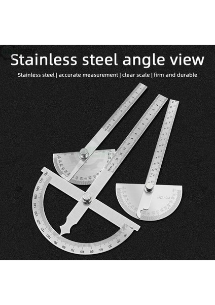 10 cm 180 Derece Iletki Metal Açı Bulucu Gonyometre Açı Cetvel Paslanmaz Çelik Ağaç Işleme Araçları Döner Ölçüm Cetveli Araçları (Yurt Dışından) indirimleri