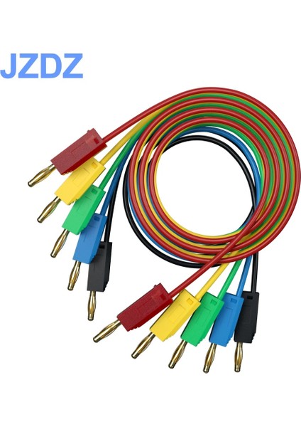 5 Renk Jzdz 5 Adet 2mm Istiflenebilir Muz Fiş Test Ucu Jumper Tel Elektrik Test Kablosu Hattı J.70001 (Yurt Dışından) fiyatları