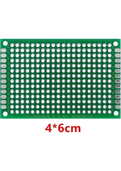 4-6 7x9 6x8 5x7 4x6 3x7 2x8 cm Çift Taraflı Prototip Diy Evrensel Baskılı Devre Pcb Kartı Protokolü 4*6 6*8 5*7 3*7 (Yurt Dışından)
