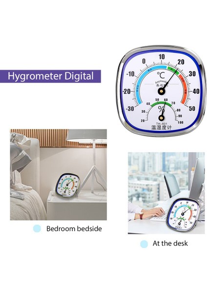 Beyaz Duvara Monte Dijital Sıcaklık Nem Ölçer Ölçer Kapalı Açık Elektronik Termometre Higrometre Ev Ofis Ölçü Aletleri (Yurt Dışından) indirimleri