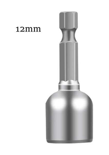 12MM 6-13MM Hex Soket Kol Nozulları Somun Sürücü Seti Tornavida Seti Hex Shank Elektrikli Matkap Ucu Araçları Lokma Anahtarlar Anahtarı (Yurt Dışından)