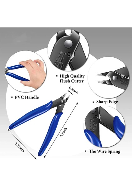 1 Adet Çapraz Pense Karbon Çelik Pense Elektrik Teli Kablo Kesiciler Kesme Yan Snips Gömme Pense Makası El Aletleri (Yurt Dışından) modelleri