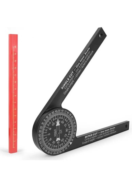 Sarı Gönye Testere Iletki Abs Dijital Iletki Açı Bulucu Inklinometre Iletki Gönye Testere Açı Ölçme Aracı Ağaç Işleme Aleti (Yurt Dışından) fırsatları