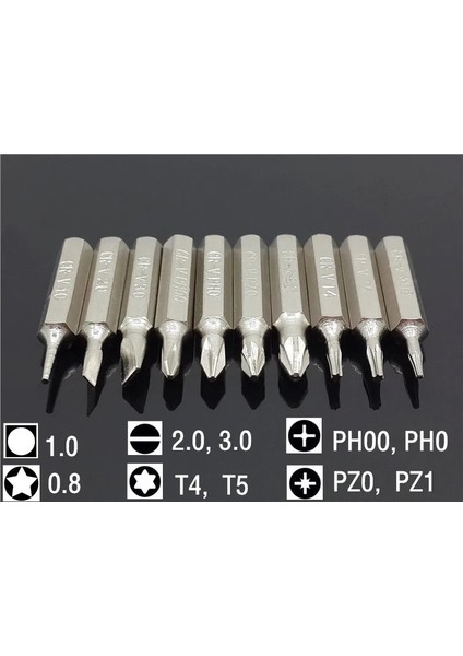 E 12 Adet 4mm Adaptör Oluklu Phillips Hassas Uç Seti Tornavida Tamir Mobil Bilgisayar Bit Adaptörü Manuel/elektrikli Tornavida (Yurt Dışından) fırsatları