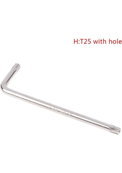 T25 Delikli T6 T7 T8 T9 T10 T15 T20 T25 T30 T40 Altı Loblu Torx Kafa Kurcalamaya Dayanıklı Güvenlik Cıvatası Delik Tornavida Tornavida Anahtarı (Yurt Dışından)