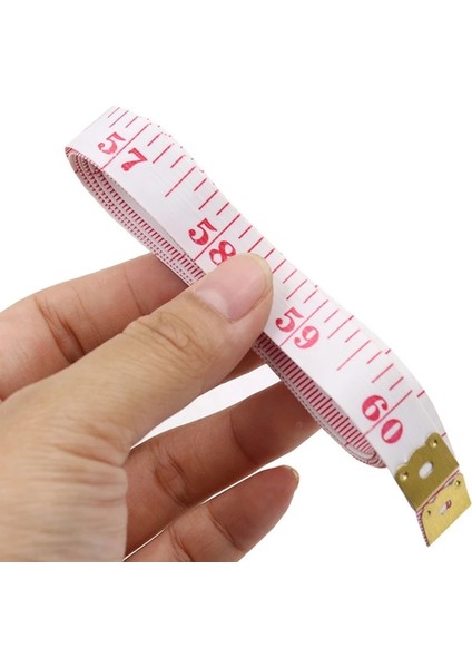 Gök Mavisi 39/60 Vücut Ölçüm Cetveli Dikiş Terzi Mezura Mini Yumuşak Düz Cetvel Santimetre Metre Dikiş Ölçüm Bandı (Yurt Dışından)