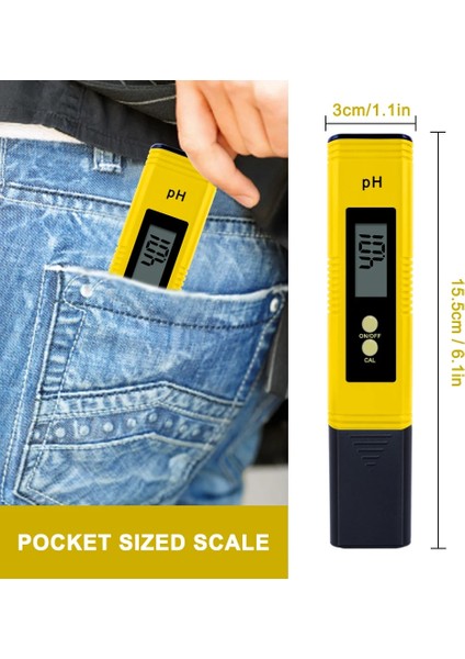 Hiçbir Kutu Dijital Ph Ölçer 0.00 ~ 14.00 Su Kalitesi Asitlik Test Cihazı Kalem Akvaryum Havuz Gıda Için Yüksek Doğruluk Monitör Otomatik Kalibrasyon (Yurt Dışından) indirimleri