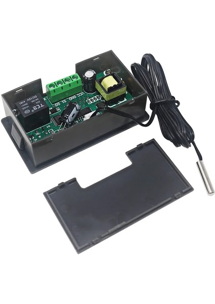 KT3003 12V Dc Dijital Sıcaklık Kontrol Cihazı Termostat W3230 Dc 12V 24V AC110V-220V LED Ekran Isıtma Soğutma Beyaz Siyah Su Geçirmez Prob (Yurt Dışından)