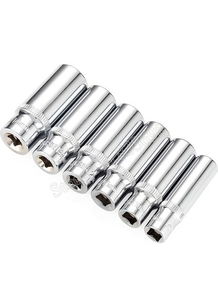 11MM 1/4 Lokma Seti Adaptörü Uzun Soketler 4-14MM Derin Soket Aracı Kafaları Tork Anahtarı Cırcır Lokma Anahtar Oto Tamir Aracı (Yurt Dışından)