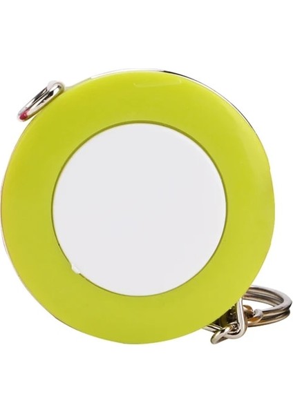 Yeşil Taşınabilir 1.5 M Geri Çekilebilir Cetvel Santimetre/inç Mezura Mini Cetvel Anahtarlık ile Renkli Sevimli Tasarım Seyahat Kampı Için Harika (Yurt Dışından)