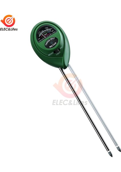 Yeşil Yuvarlak 3 In 1 Ph Ölçer Toprak Nemi Test Cihazı Nem Ölçer Güneş Işığı Dedektörü Bahçe Tesisi Çiçek Test Aracı (Yurt Dışından) fiyatları