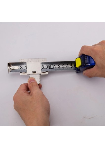 1 Adet Çok Fonksiyonlu Mezura Bulucu Doğru Bant Klip Bant Ölçme Aracı Mezura Yardım Klip Konumlandırma Milwaukee Klip (Yurt Dışından)