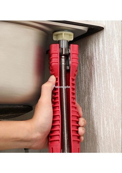 Siyah 8 In 1 8 In 1/5 In 1 Kanal Anahtarı Lavabo Musluğu Sıhhi Tesisat Araçları Anahtarı 8 In 1 Çok Fonksiyonlu Ingilizce Anahtar Tamir Sıhhi Tesisat Anahtarı Aracı (Yurt Dışından)