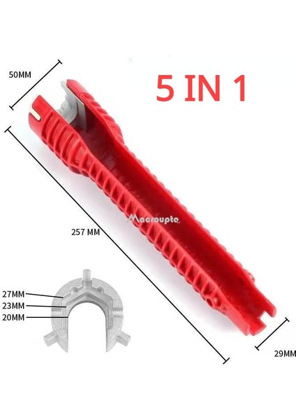 Siyah 8 In 1 8 In 1/5 In 1 Kanal Anahtarı Lavabo Musluğu Sıhhi Tesisat Araçları Anahtarı 8 In 1 Çok Fonksiyonlu Ingilizce Anahtar Tamir Sıhhi Tesisat Anahtarı Aracı (Yurt Dışından)