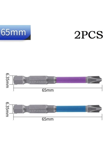 2 Adet 65 Yeni Set Özel Manyetizma Çapraz Tornavida Bit Fph1 Fph2 Fph3 Somun Sürücüleri 65-150MM Soket Anahtarı Elektrikli El Aletleri (Yurt Dışından)