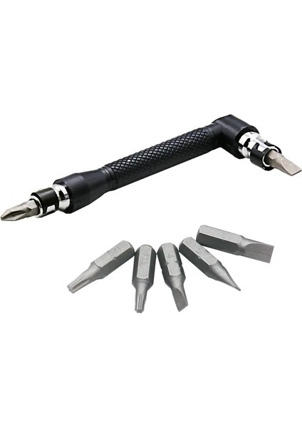 Sadece Anahtar 1 Adet Çift Uçlu L Şeklinde Mini Lokma Anahtar 1/4 "6.35MM Tornavida Matkap Ucu Anahtar Aracı (Yurt Dışından)