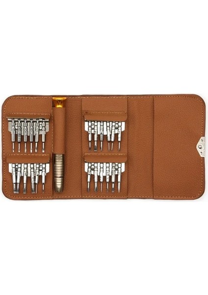 Manyetizma Kahverengi Xiaomi Cep Telefonları Tamir Araçları 25 In 1 Torx Hassas Tornavida Ucu Seti El Aletleri Tornavida Seti Tornavida Seti (Yurt Dışından)
