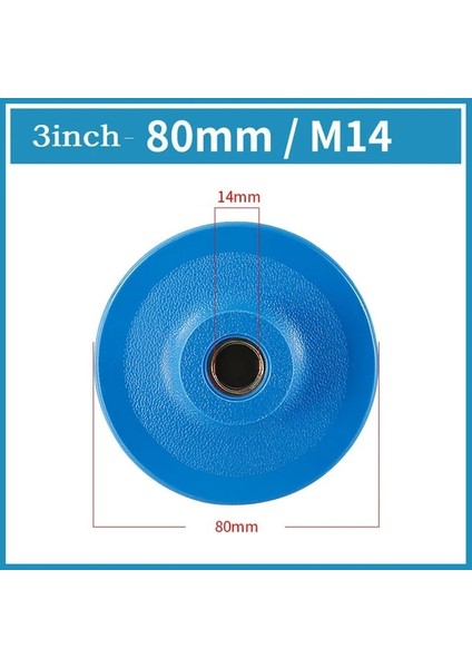 3 Inç M14 3/4 Inç Parlatma Pedi Zımpara Diski Destek Pedi Yapışkanlı Disk Araba Boyası Bakım M10/M14/M16 Iplik Parlatma Diskleri (Yurt Dışından)