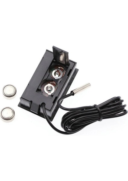 Telli Siyah Mini LCD Dijital Termometre Higrometre Sıcaklık Iç Mekan Uygun Sıcaklık Sensörü Nem Ölçer Ölçer Aletler Kablo (Yurt Dışından) indirimleri