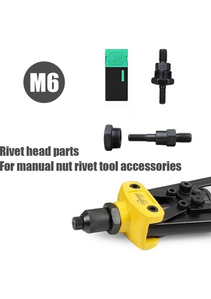 M10 El Dişli Perçin Somun Perçin Kol Somun Perçin Somun Aracı Otomatik M3/m4/m5/m6/m8 El Perçinleyici BT-606 Manuel Perçin Araçları (Yurt Dışından)