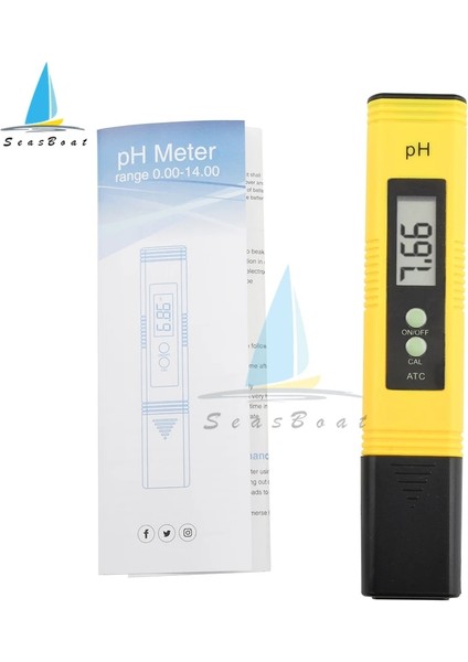 Tds Temp Dijital Ph Ec Tds Temp Ölçer Test Cihazı Sıcaklık Kalem Su Saflığı Ppm Filtre Hidroponik Akvaryum Havuz Suyu Monitörü (Yurt Dışından)