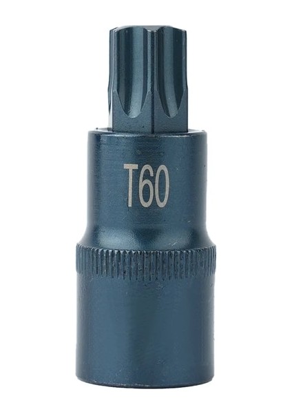 T60 Torx Tornavida Bit Aracı 1/2 Soket Uçları Adaptörü T30 T40 T45 T50 T55 T60 T70 1/2 Inç Adaptör El Aleti Çok Fonksiyonlu (Yurt Dışından)