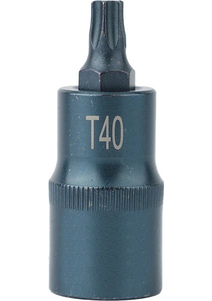 T60 Torx Tornavida Bit Aracı 1/2 Soket Uçları Adaptörü T30 T40 T45 T50 T55 T60 T70 1/2 Inç Adaptör El Aleti Çok Fonksiyonlu (Yurt Dışından)