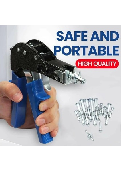 Mavi El Perçin Perçin Tabancası Perçin Tırnak Içi Boş El Aracı 4mm 5mm 6mm Perçin Duvar Alçıpan Tahta Çekme Tabancası Aracı (Yurt Dışından)