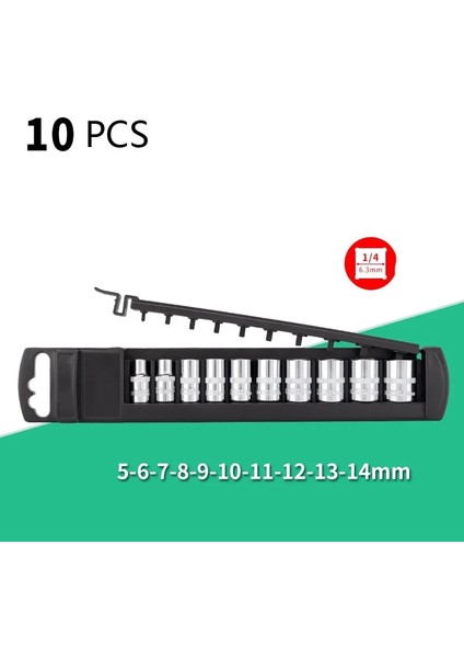 4.5mm-1 Adet 1/4 "kare Sürücü 12 Nokta Soket Kafası Cr-V Evrensel 12 Diş Cırcır Anahtarı Soket Mmany Türleri Için Somun Sökme 25MM Uzunluk (Yurt Dışından)