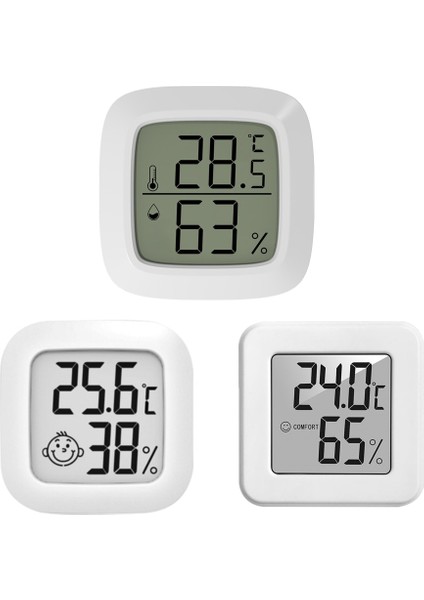 Beyaz D-C ve F Yeni Mini LCD Dijital Termometre Higrometre Kapalı Elektronik Sıcaklık Higrometre Sensörü Ölçer Ev Termometresi (Yurt Dışından) fiyatları