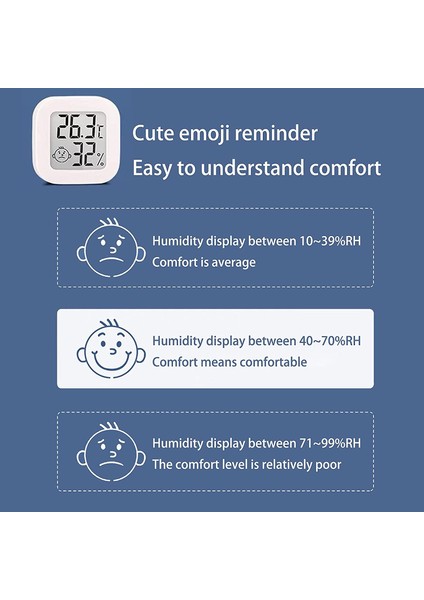 Beyaz D-C ve F Yeni Mini LCD Dijital Termometre Higrometre Kapalı Elektronik Sıcaklık Higrometre Sensörü Ölçer Ev Termometresi (Yurt Dışından) indirimleri
