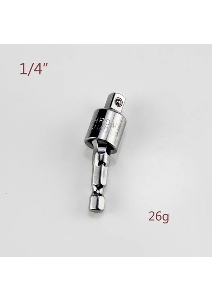 BS26-0.25 Inç 1/4 "3/8" 1/2 "elektrikli Matkap Soket Adaptörü Darbeli Sürücü Için Hex Shank ile Kare Soket Matkap Uçları Dönebilen Uzatma (Yurt Dışından)