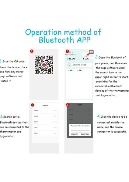Bluetooth Yok Beyaz Temea Bluetooth Uyumlu Mini Termometre LCD Dijital Sıcaklık Sensörü Nem Ölçer Kapalı Higrometre Ölçü Ölçer (Yurt Dışından) fiyatları
