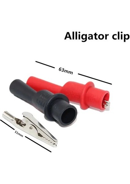 Timsah Klip Evrensel Prob Testi Dijital Multimetre Iğne Ucu Metre Çoklu Metre Test Cihazı Kurşun Probe Tel Kalem Kablosu 1000 V 10A20A Için Pin Talepleri (Yurt Dışından)