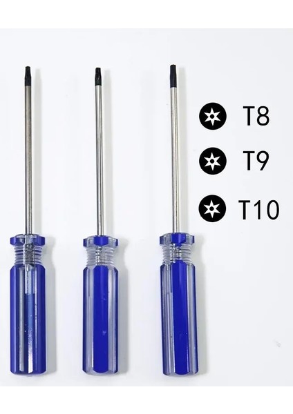 T8 T8/T9/T10TORNAVIDA Delikli Manuel Erik Şeklinde Güvenlik Tornavida XBOX360 Ps3/ps4 Oyun Konsolu Tamir Açılış Aracı (Yurt Dışından) fiyatları