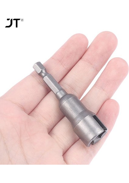 1 Adet 6.35MM Hex Shank Soket Adaptörü Kelebek Cıvata Lokma Anahtar Somun Güç Aracı Için Oluklu Elektrikli Tornavida Dayanıklı Somun Anahtarı (Yurt Dışından)