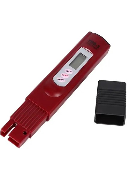 Kırmızı 1 Adet Dijital LCD Tds Metre Toplam Çözünmüş Katı Madde Ölçer Akvaryum Havuz Suyu Kalitesi Test Kalem Test Cihazı Ölçüm (Yurt Dışından)