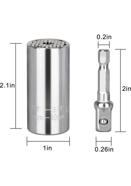 Konektör Evrensel Tork Anahtarı 7-19MM Soket Kafa Çok Fonksiyonlu Evrensel Kol El Kol Taşınabilir Alet Takımı (Yurt Dışından) modelleri