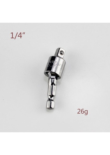 BS26-0.25 Inç 1/4 "3/8" 1/2 "elektrikli Matkap Soket Adaptörü Darbeli Sürücü Için Hex Shank ile Kare Soket Matkap Uçları Dönebilen Uzatma (Yurt Dışından)