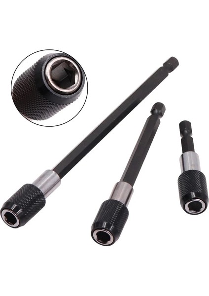B-100MM Kırmızı 1/4 Inç Kafa Uzatma Çubuğu Toplu Manyetik Tornavida Hızlı Transfer Kolu Kendinden Kilitleme Uzatma Çubuğu 60/100/150MM El Aletleri (Yurt Dışından) fiyatları