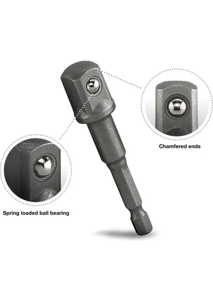 2 Adet 25MM 30MM 2/3/8 Adet Matkap Soket Adaptörü 1/4 ''hex Shank Uzatma Darbeli Sürücü Için 1/2'' 3/8'' 1/2'' Kare Kafa Matkap Adaptörü Hex'e (Yurt Dışından) modelleri