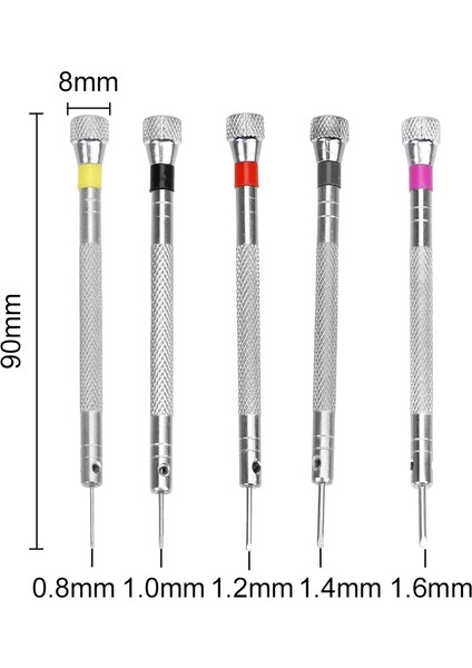 1.2 1 Adet 0.8-1.6mm Taşınabilir Çelik Tornavida Saat Tamiri Için Izle Araçları Bant Temizleme Mini Bağlantı Pimleri ile Saatçi Alet Takımı (Yurt Dışından)