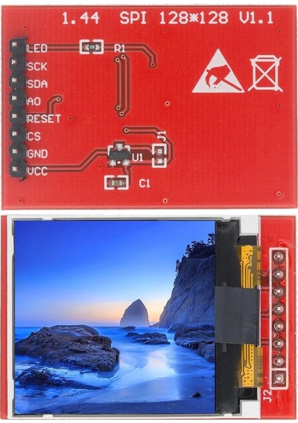 1.44 Tft Tft Ekran 0.96/1.3/1.44/1.77/1.8/2.0/2.4/2.8 Inç IPS 7p Spı Hd 65K Tam Renkli LCD Modülü ST7735 Sürücü Ic 80*160 Arduino Için (Yurt Dışından)