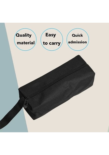 Sıyah S-250X85X70MM 1 Adet El Alet Çantası Küçük Vidalar Çivi Matkap Ucu Metal Parçalar Alet Çantası Su Geçirmez Kanvas Alet Çantası Organizatör (Yurt Dışından)