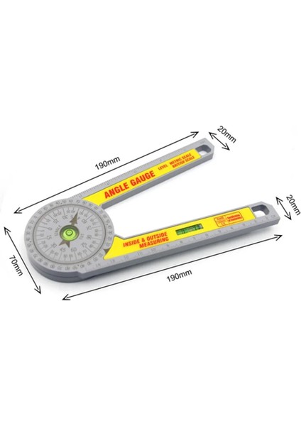 Siyah Kalem Yok 360 Derece Gönye Testere Açıölçer Dijital Iletki Cetvel Inklinometre Iletki Gönye Testere Açısı Abs Seviye Ölçer Cetvel Aracı (Yurt Dışından) fiyatları